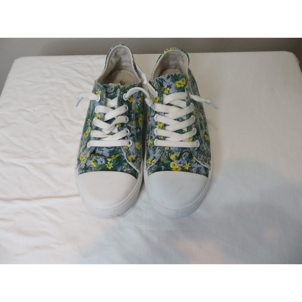 Tommy Bahama COCO Canvas Sneakers w/ Tropical Floral Print Size 8.5